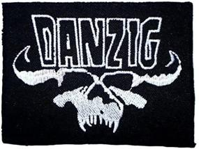 img 3 attached to 🎸 Danzig Mother Band Logo MD07 Iron On Embroidered Patches for T-Shirts