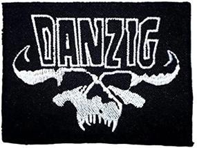 img 4 attached to 🎸 Danzig Mother Band Logo MD07 Iron On Embroidered Patches for T-Shirts