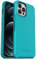 protect your iphone 12 pro max with the otterbox symmetry series case in rock candy (scuba blue/lake blue) logo