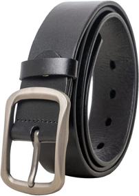 img 4 attached to SETCLYDD Casual Leather Buckle - a Timeless Classic