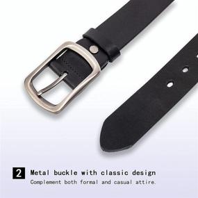 img 2 attached to SETCLYDD Casual Leather Buckle - a Timeless Classic