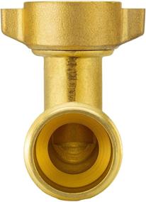 img 2 attached to 🚰 RecPro RV 90 Degree Brass Fitting: Prevent Hose Crimping and Strain, Ideal for RV Plumbing and City Water Inlet