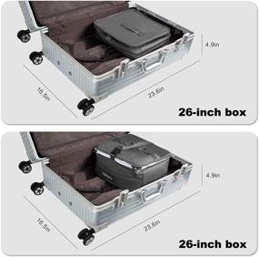 img 2 attached to TABITORA Portable Organizer Suitcase: The Perfect Travel Accessory for Efficient Packing and Organizing