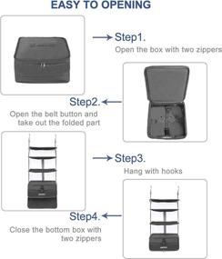 img 1 attached to TABITORA Portable Organizer Suitcase: The Perfect Travel Accessory for Efficient Packing and Organizing