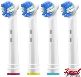 img 2 attached to 🦷 12 Replacement Brush Heads for Oral B Braun - Compatible with Oralb Electric Toothbrushes - Double Clean, Floss & 3D PRO White - Fits Kids Pro 1000 Sonic Floss, Dual, Cross, & More