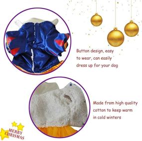 img 1 attached to 🐶 Snow Dog Costume - Christmas Princess Puppy Dress: Perfect Snow Pet Apparel for Festive Parties and Special Events!