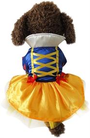 img 4 attached to 🐶 Snow Dog Costume - Christmas Princess Puppy Dress: Perfect Snow Pet Apparel for Festive Parties and Special Events!