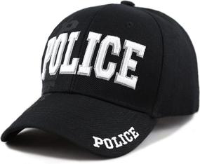 img 3 attached to HAT DEPOT Enforcement Embroidered Police Black