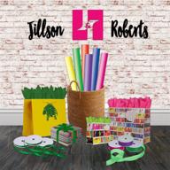🎁 jillson roberts all-occasion solid color gift wrap - 6 roll-count assortments in 10 vibrant colors! logo