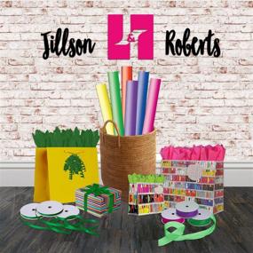 img 4 attached to 🎁 Jillson Roberts All-Occasion Solid Color Gift Wrap - 6 Roll-Count Assortments in 10 Vibrant Colors!