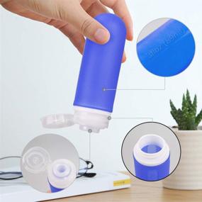 img 3 attached to Bontip Containers Squeezable Accessories Conditioner Travel Accessories