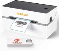 🖨️ rongta barcode printer for sticky notes, labels, and qr codes - high speed 180mm/s, windows & mac compatible - ideal for ebay, fedex, ups, shopify, etsy logo