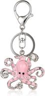 🐙 fashionable liavys octopus charm keychain: a quirky style statement logo