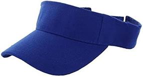 img 2 attached to 🧢 DealStock Plain Adjustable Cap - Unisex Sport Sun Visor in One Size with Over 29 Color Options