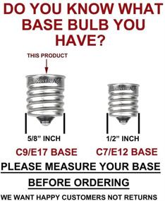 img 1 attached to 🎄 C9 Outdoor Christmas Replacement Bulbs: Novelty Lights - 25 Pack for Industrial Electrical Lighting