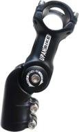 🚲 upanbike adjustable bike stem riser: enhance comfort & flexibility for mountain bikes, road bikes, mtb, bmx - 120 degree, 25.4mm/31.8mm logo