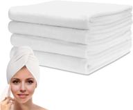 👩 bekith 4 pack microfiber hair towel wrap for women - ultra-absorbent 20" x 40" quick-dry towel for curly, long & thick hair logo