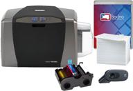 fargo dtc1250e single sided id card printer with complete supplies package and bronze edition bodno software: boost efficiency and security! logo