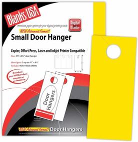 img 1 attached to Convenient and Versatile Digital Door Hanger Set - 150 Door Hangers, 3.67" x 8.5