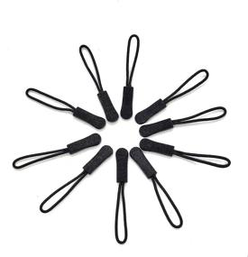 img 4 attached to 🔌 Dadam Zipper Pull Replacement Set of 10 - Durable Zipper Puller for Various Uses - Enhanced Zipper Tab, Cord Pulls, and Zip Fixer - Black Zipper Pulls for Luggage, Backpacks, Jackets, Purses, and Handbags