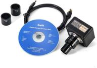 10 megapixel swiftcam camera for microscopes with reduction lens, calibration kit, eyetube adapters, usb 3.0 cable | windows/mac/linux compatible logo