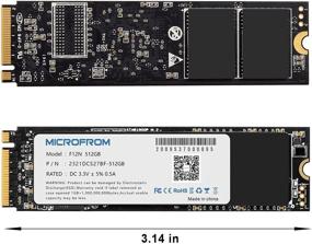 img 3 attached to Мобильный геймерский ноутбук MICROFROM с внутренним Gen3X4