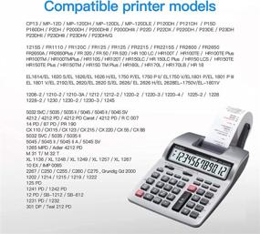 img 1 attached to Cartridge Replacement Compatible HR 100TM Calculator