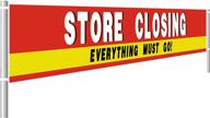 attention: big store closing sale banner logo