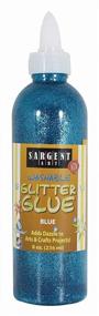 img 1 attached to 🎨 Sargent Art 22-1950: High-Quality 8-Ounce Blue Glitter Glue for Arts and Crafts