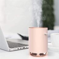 life diaries portable mini humidifier: small cool mist usb personal desktop humidifier with 🌸 nightlight - ideal for baby, travel, office, home - 2 mist modes, super quiet (pink) logo