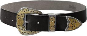 img 4 attached to 🐄 Genuine Leather Cowgirl Western Embossed Women's Belt Accessories