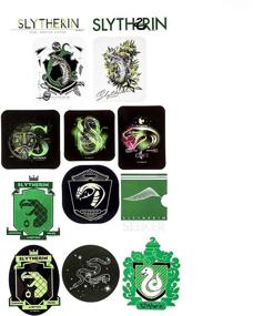 img 2 attached to 🐍 Conquest Journals Harry Potter Slytherin Vinyl Stickers: Set of 50, Waterproof & UV Resistant - Potterfy All Your Gadgets!