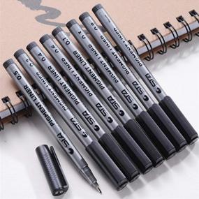 img 3 attached to Precision Fineliner Waterproof Multiliner Watercolor