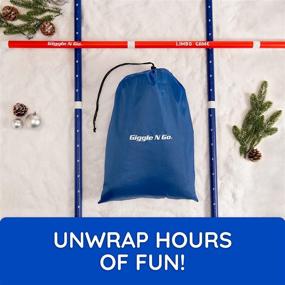 img 2 attached to 🎉 Giggle N Go Limbo: Fun Outdoor Games for Adults & Family - Perfect for Kids' Parties, Backyards, Lawns, & All Ages