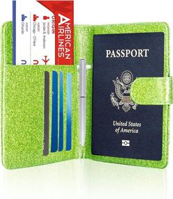 img 3 attached to 🛂 ACdream RFID-Blocking Leather Passport Cover with Secure Closure – Essential Travel Accessory