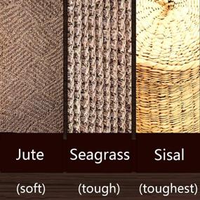 img 2 attached to 🐱 Sisal Rope: The Ultimate Solution for Cat Scratcher Repair and Replace - DIY Scratching Furniture, Cat Tree, Scratch Carpet & Mat, Cat Kicker Toys. 100% Natural Jute/Sisal