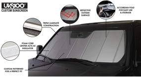 img 2 attached to 🌞 Улучшите комфорт вождения и защитите интерьер вашего Lexus IS с помощью индивидуального солнцезащитного козырька Covercraft UVS100 - Silver (UV11315SV)