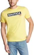 👕 nautica sleeve cotton classic graphic men's clothing: stylish t-shirts & tanks for every occasion logo