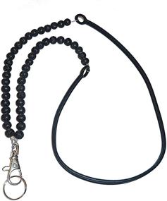 img 4 attached to 📱 32" Beaded Fashion Women's Universal Lanyard - Lightweight Silicone Strap for Water-Proof Pouch, Cell Phones, Keys, and ID's