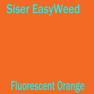 siser easyweed 12x15 heat transfer vinyl 👕 - iron on t-shirt heat transfer in fluorescent orange logo