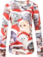 sslr women's xmas holiday pullover: hilarious ugly christmas sweatshirt for festive fun! logo