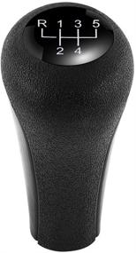 img 4 attached to 🚗 Black Car Gear Shifter Knob Stick Head Lever - Manual 5 Speed Shift Knob for E28 E30 E34 E36