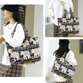 img 3 attached to 👜 Женская сумка Lavogel на плечо, многофункциональная, 01 черная: стильные сумки и кошельки для женщин