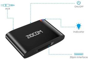 img 2 attached to 🔌 ZIOCOM 30-pin Bluetooth адаптер-приемник для Bose iPod iPhone SoundDock - Черный