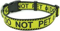 🐶 durable dwoofg dog collar for medium large dogs: emotional support in training - lettered service dog, mama declares me special! do not pet logo