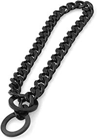img 1 attached to Heavy Duty 15mm Solid Stainless Steel Dog Choke Chain Collar for Pit Bull, Mastiff, Bulldog, & Big Breeds - 12 to 34 Inches (26 inch Chain - Suggested for Dog with 22 inch Neck)