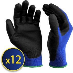 img 3 attached to Work Gloves Coating Protective Commercial