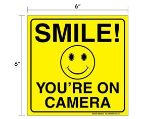 img 3 attached to Smile for the Camera Safety Sign - Occupational Health & Safety Product for Effective Safety Messaging