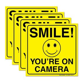 img 4 attached to Smile for the Camera Safety Sign - Occupational Health & Safety Product for Effective Safety Messaging