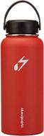 stay hydrated with hydro energy vacuum-insulated stainless-steel water bottle - 32 oz, red логотип